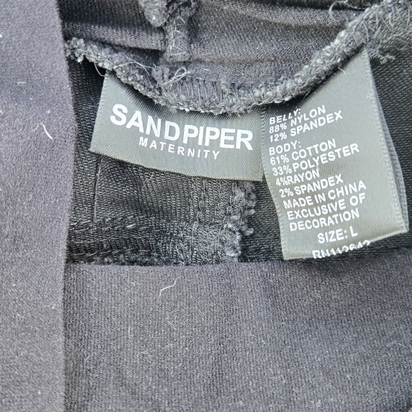 Sandpiper Maternity Black Skinny Jeans Size L - Picture 3 of 4